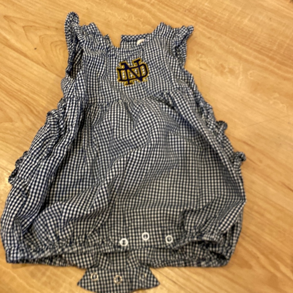 Notre Dame bubble romper baby 3-6